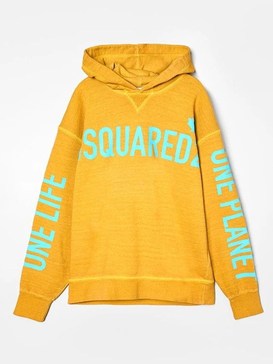 Zdjęcie produktu Bluza z kapturem Dsquared2 musztardowy
