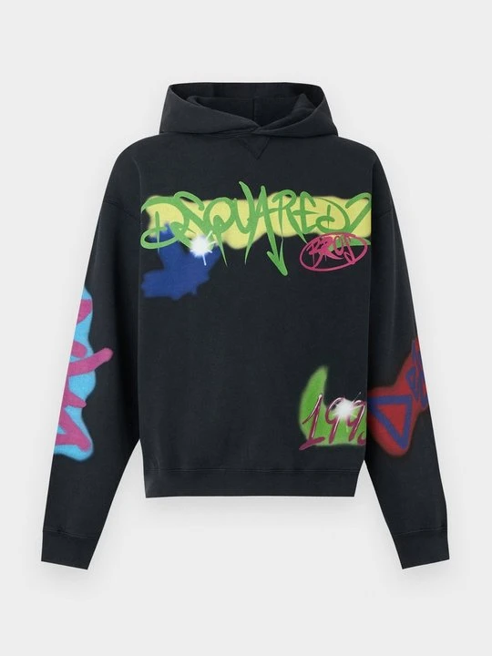 Zdjęcie produktu Bluza z kapturem Dsquared2 ciemnoszary