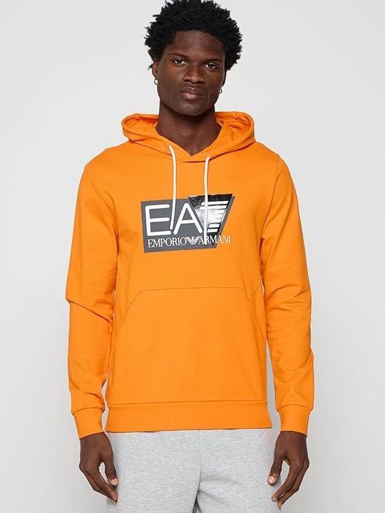 Zdjęcie produktu Bluza z kapturem EA7 Emporio Armani pomarańczowy