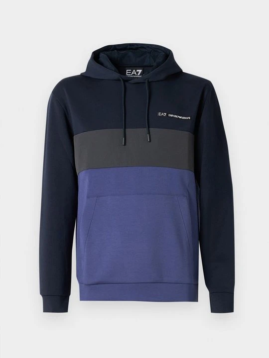 Zdjęcie produktu Bluza z kapturem EA7 Emporio Armani niebieski
