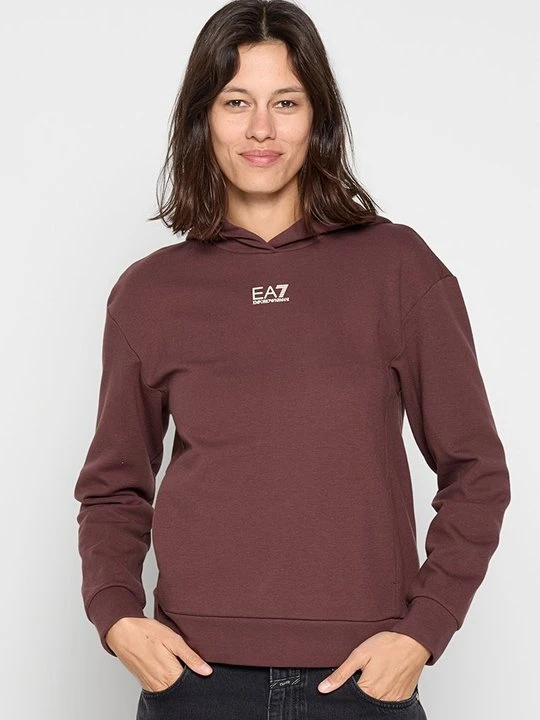 Zdjęcie produktu Bluza z kapturem EA7 Emporio Armani brązowy