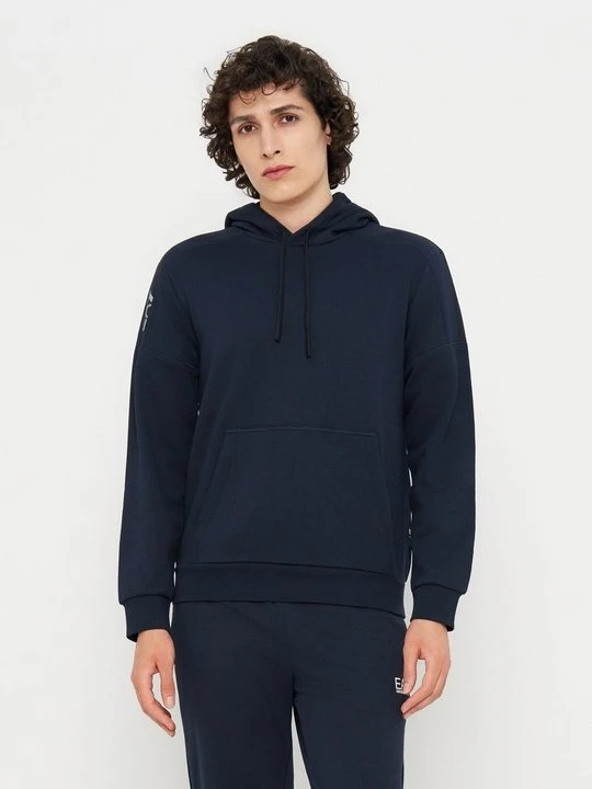 Zdjęcie produktu Bluza z kapturem EA7 Emporio Armani granatowy