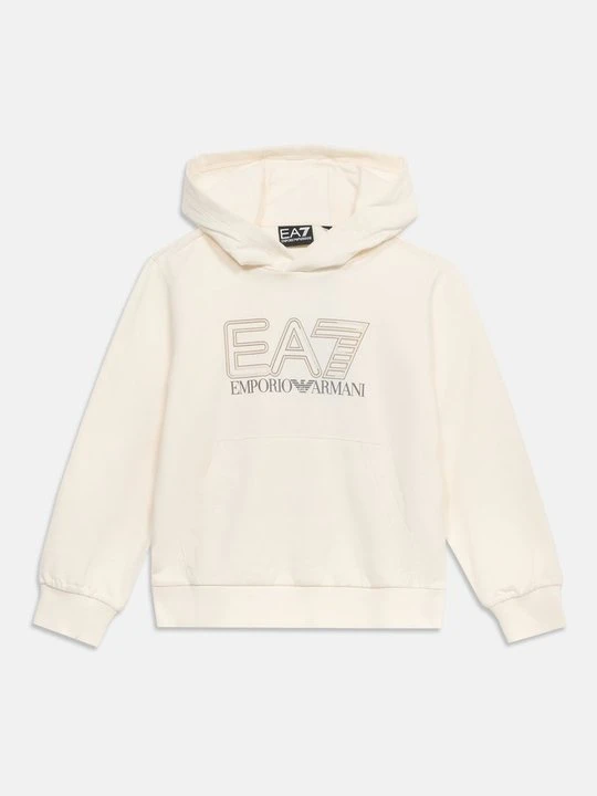 Zdjęcie produktu Bluza z kapturem EA7 Emporio Armani mleczny
