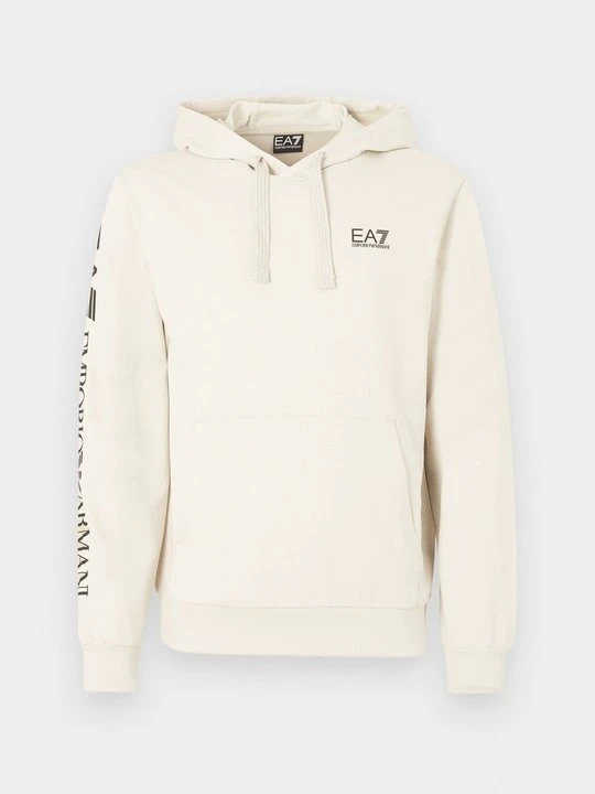 Zdjęcie produktu Bluza z kapturem EA7 Emporio Armani mleczny