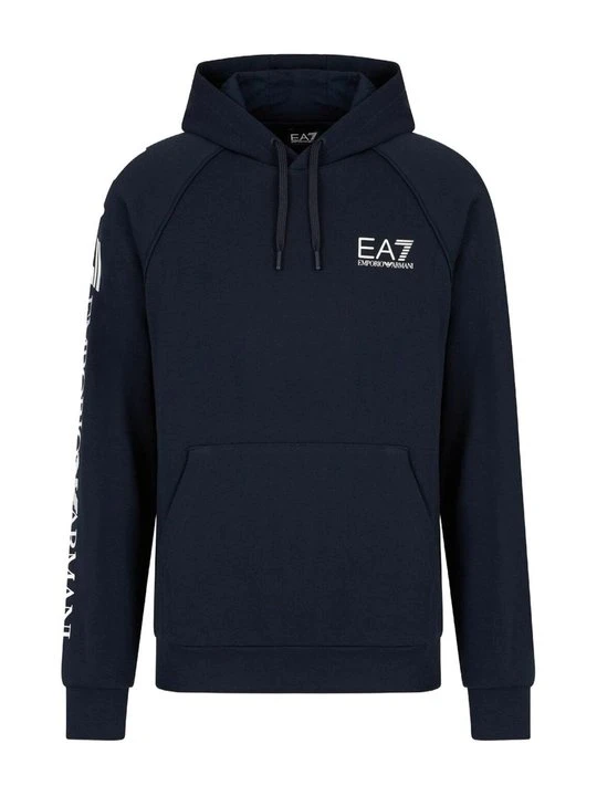 Zdjęcie produktu Bluza z kapturem EA7 Emporio Armani niebieski