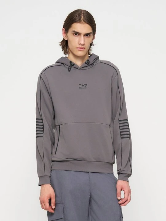 Zdjęcie produktu Bluza z kapturem EA7 Emporio Armani szary