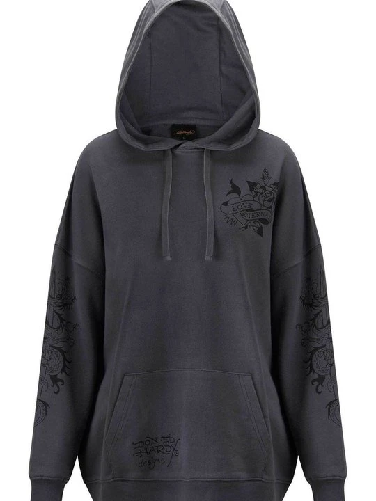 Zdjęcie produktu Bluza z kapturem Ed Hardy szary