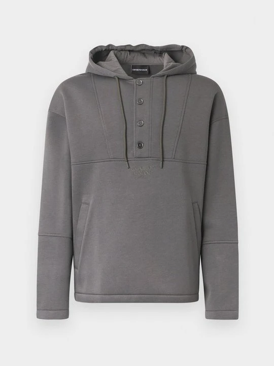 Zdjęcie produktu Bluza z kapturem Emporio Armani ciemnozielony