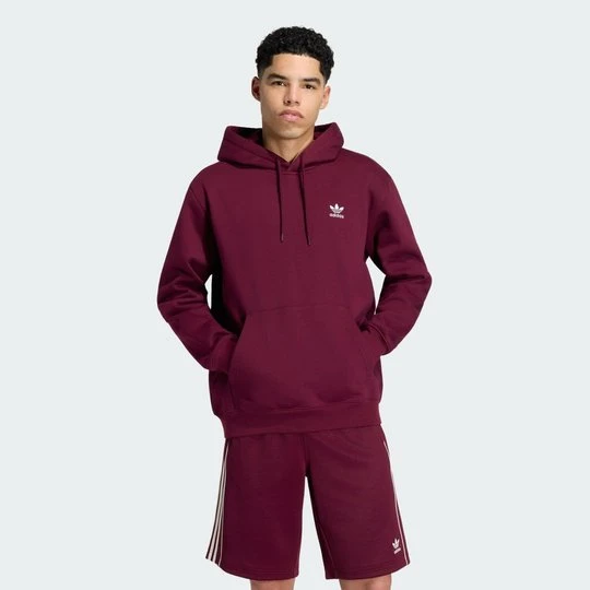 Zdjęcie produktu BLUZA Z KAPTUREM ESSENTIAL LOOSE FLEECE HOODIE Adidas bordowy