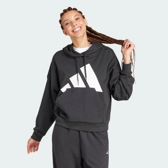 Zdjęcie produktu Bluza z kapturem Essentials Big Logo French Terry Loose Adidas