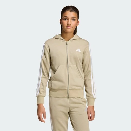 Zdjęcie produktu BLUZA Z KAPTUREM ESSENTIALS FULL ZIP Adidas brązowy