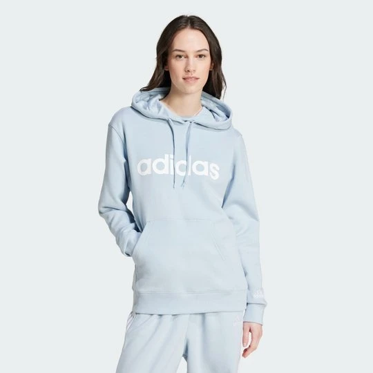 Zdjęcie produktu Bluza z kapturem Essentials Linear Adidas Wonder Blue