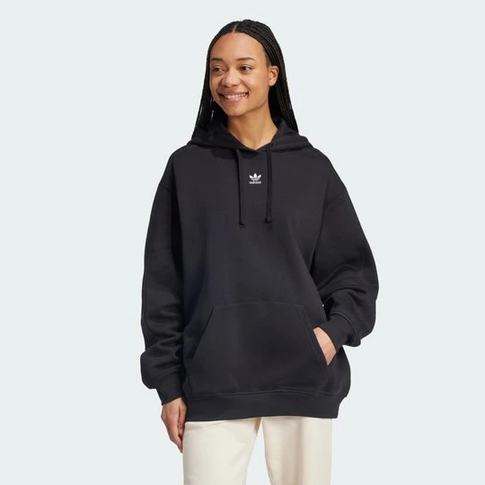 Zdjęcie produktu Bluza z kapturem Essentials Oversized Fleece Adidas czarny