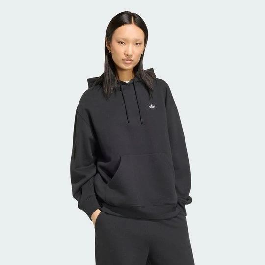 Zdjęcie produktu BLUZA Z KAPTUREM ESSENTIALS OVERSIZED FLEECE Adidas czarny
