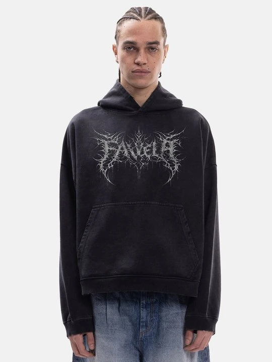 Zdjęcie produktu Bluza z kapturem FAVELA czarny