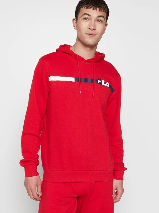 Zdjęcie produktu Bluza z kapturem Fila czerwony