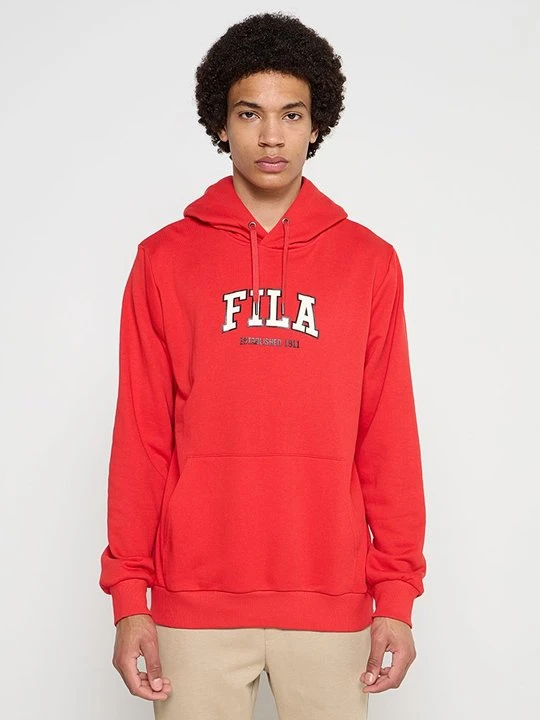 Zdjęcie produktu Bluza z kapturem Fila czerwony
