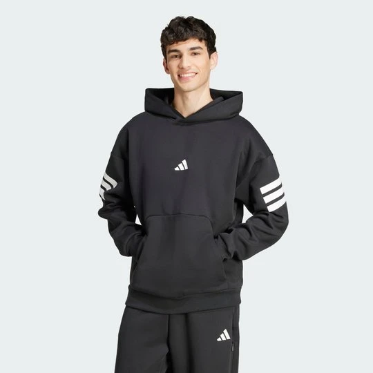 Zdjęcie produktu Bluza z kapturem Future Icons 3-Stripes Adidas czarny