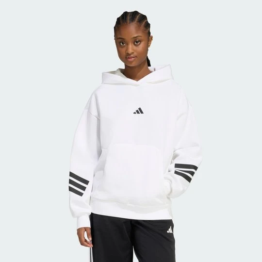 Zdjęcie produktu Bluza z kapturem Future Icons 3-Stripes Adidas biały