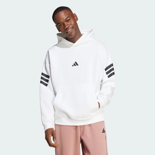 Zdjęcie produktu Bluza z kapturem Future Icons 3-Stripes Adidas biały
