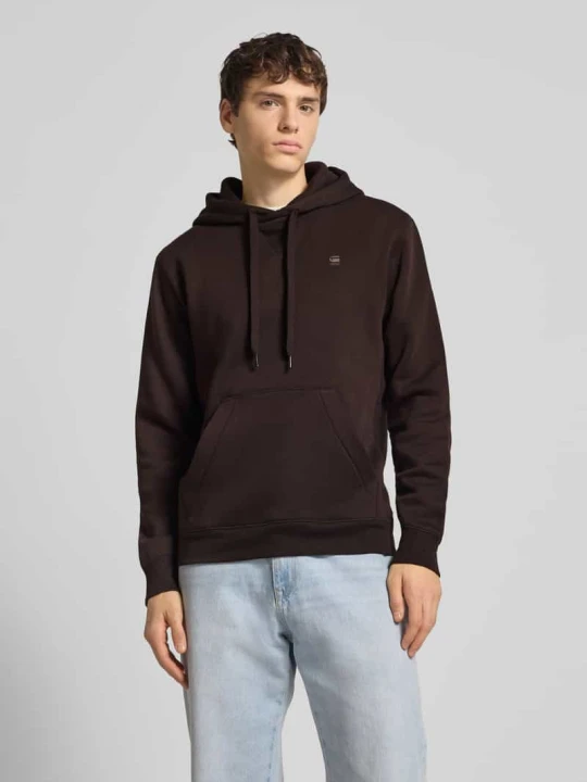 Zdjęcie produktu Bluza z kapturem G-Star Raw Ciemnobrązowy