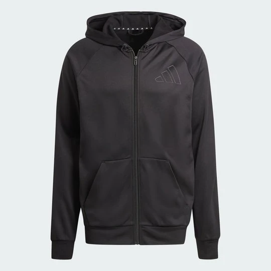 Zdjęcie produktu Bluza z kapturem Game and Go Small Logo Training Full-Zip Adidas czarny
