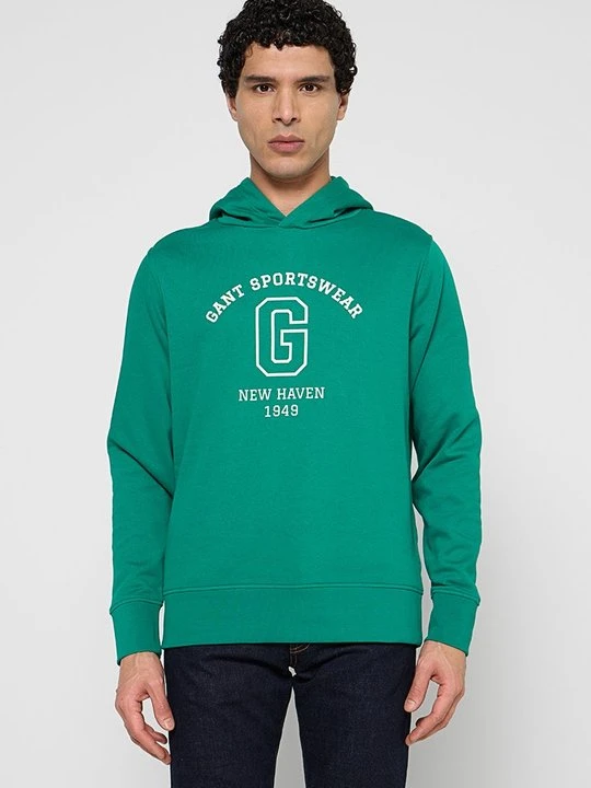 Zdjęcie produktu Bluza z kapturem Gant zielony