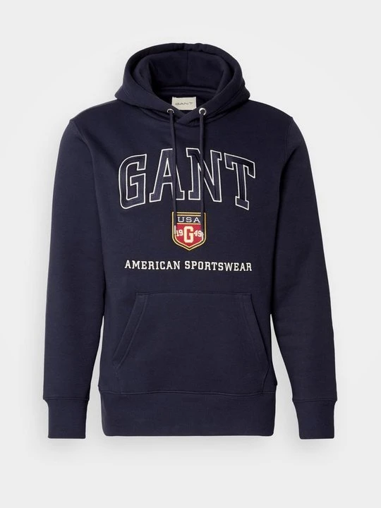 Zdjęcie produktu Bluza z kapturem Gant granatowy