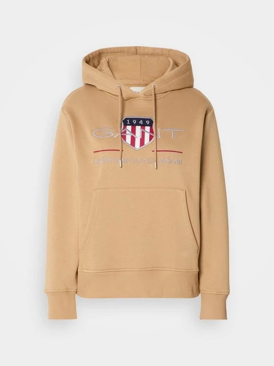 Zdjęcie produktu Bluza z kapturem Gant khaki