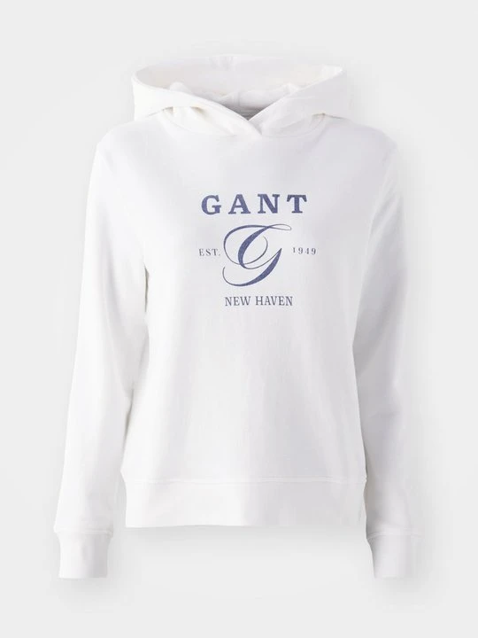 Zdjęcie produktu Bluza z kapturem Gant mleczny
