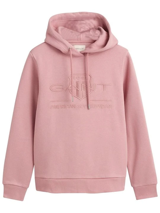 Zdjęcie produktu Bluza z kapturem Gant różowy melanż