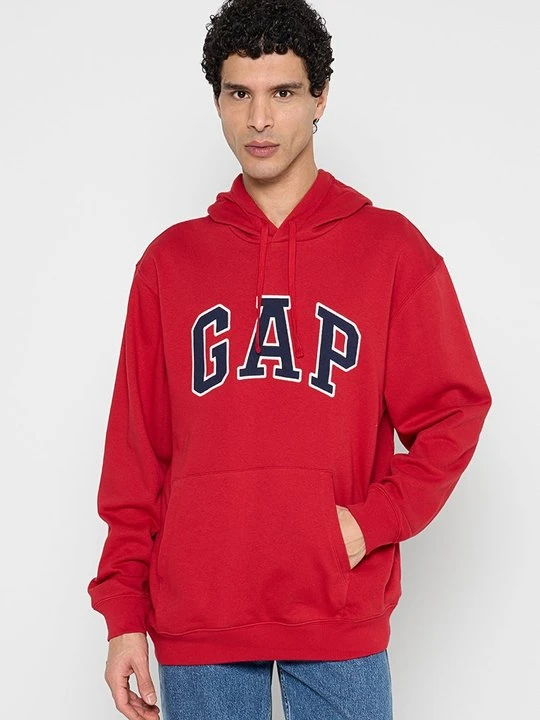 Zdjęcie produktu Bluza z kapturem GAP czerwony