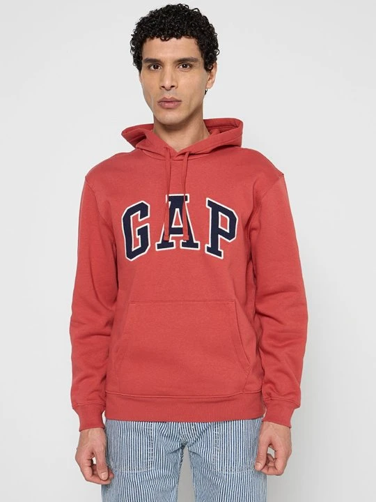 Zdjęcie produktu Bluza z kapturem GAP jasnoczerwony