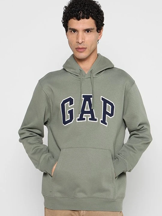 Zdjęcie produktu Bluza z kapturem GAP zielony