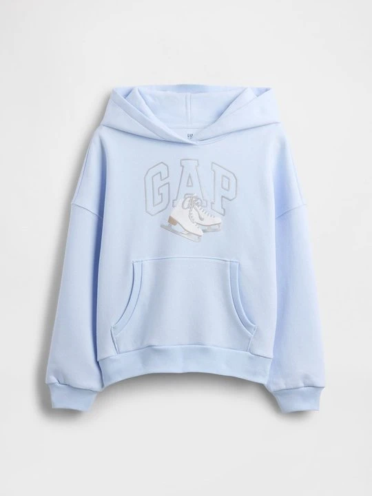 Zdjęcie produktu Bluza z kapturem GAP jasnoniebieski
