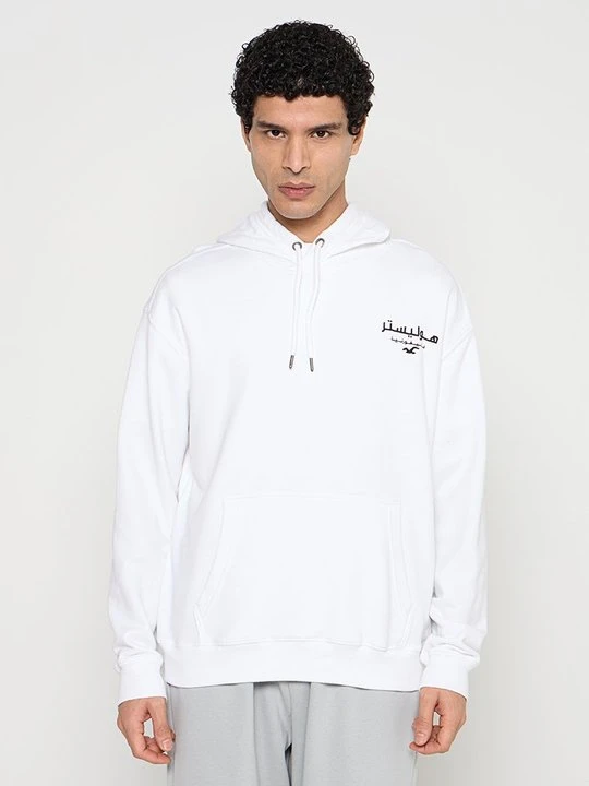 Zdjęcie produktu Bluza z kapturem Hollister Co. biały
