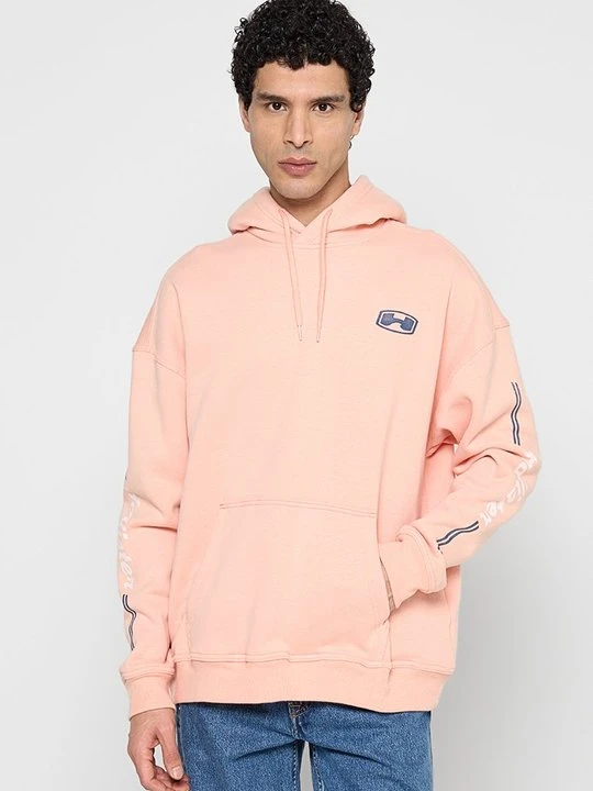 Zdjęcie produktu Bluza z kapturem Hollister Co. łososiowy