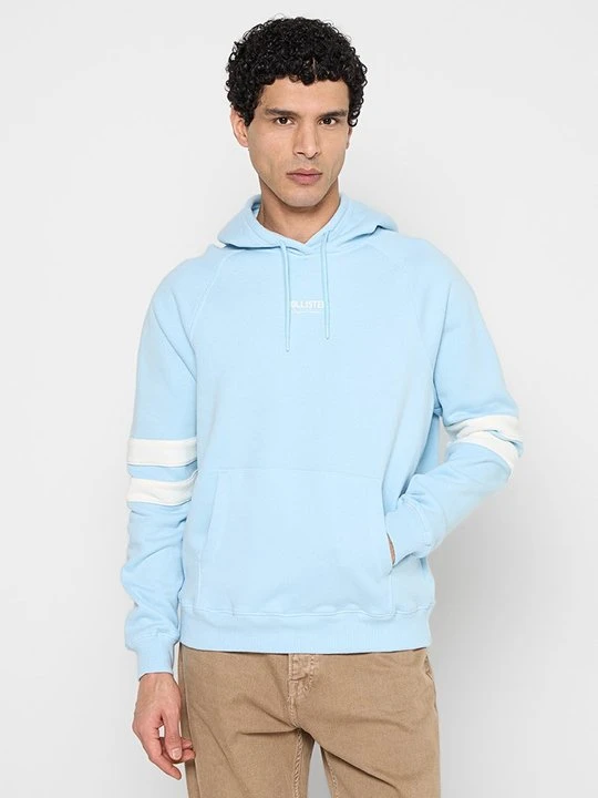 Zdjęcie produktu Bluza z kapturem Hollister Co. jasnoniebieski