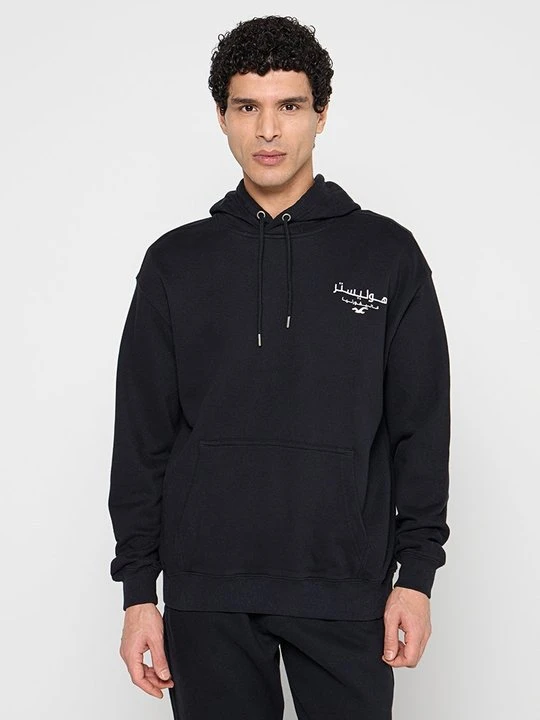 Zdjęcie produktu Bluza z kapturem Hollister Co. czarny