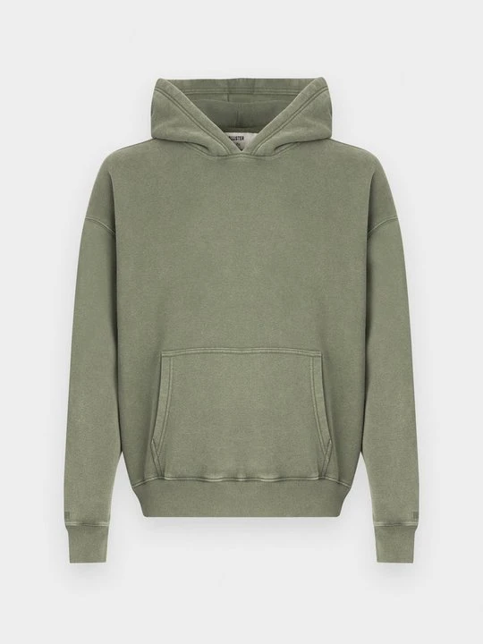 Zdjęcie produktu Bluza z kapturem Hollister Co. oliwkowy