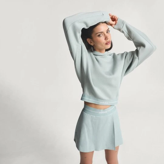 Zdjęcie produktu Bluza z kapturem Hyperglam Cropped Adidas Wonder Sage