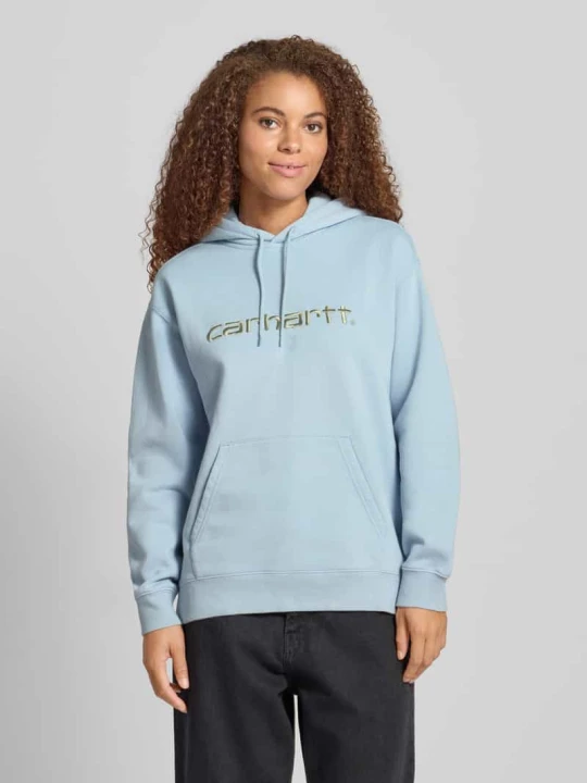 Zdjęcie produktu Bluza z kapturem i kieszenią kangurką Carhartt WIP Jasnoniebieski