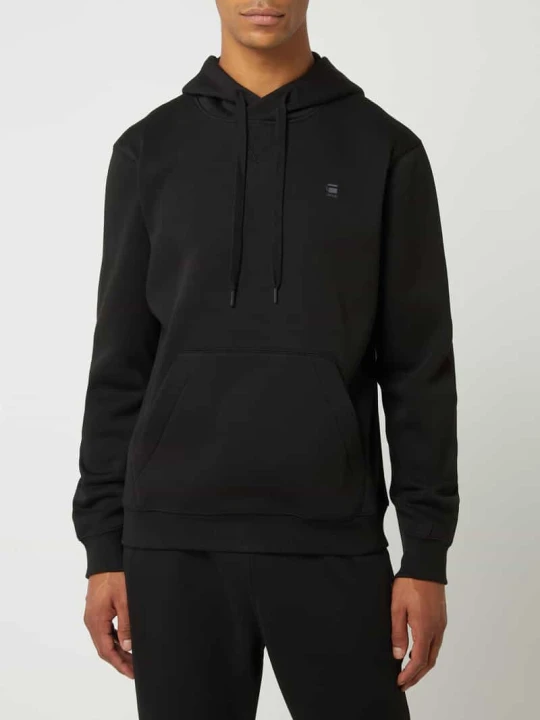 Zdjęcie produktu Bluza z kapturem i kieszenią kangurką G-Star Raw Czarny