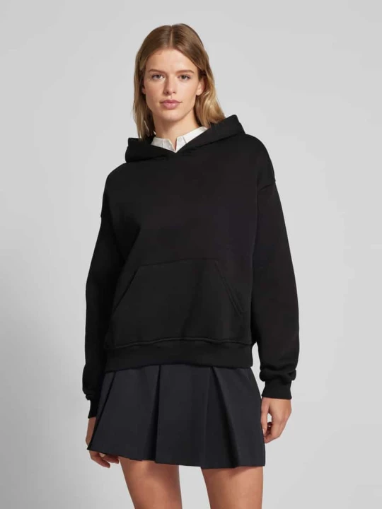 Zdjęcie produktu Bluza z kapturem z kieszenią kangurka Gina Tricot Czarny