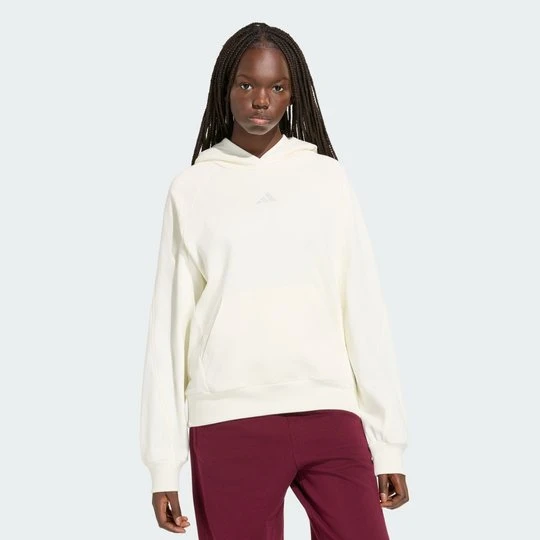 Zdjęcie produktu BLUZA Z KAPTUREM I MAŁYM LOGO ADIDAS KIT Off White