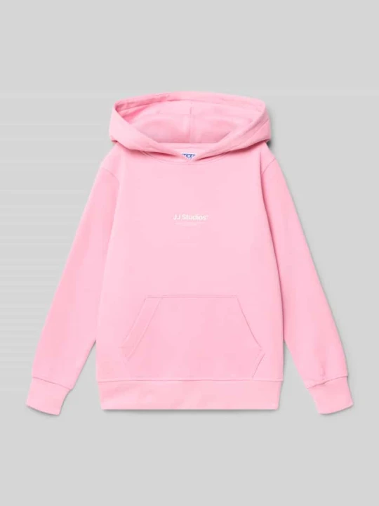 Zdjęcie produktu Bluza z kapturem z nadrukiem z logo Model 'SOHO' Jack&Jones Różowy