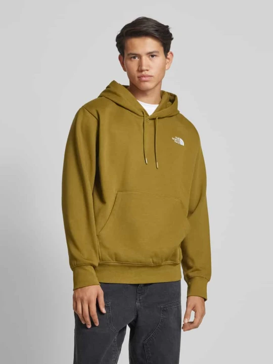 Zdjęcie produktu Bluza z kapturem i wyhaftowanym logo model ‘ESSENTIAL’ The North Face Khaki
