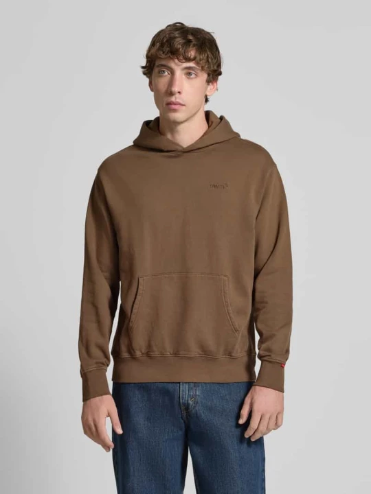 Zdjęcie produktu Bluza z kapturem i wyhaftowanym logo model ‘THE AUTHENTIC HOODIE’ Levi's Khaki