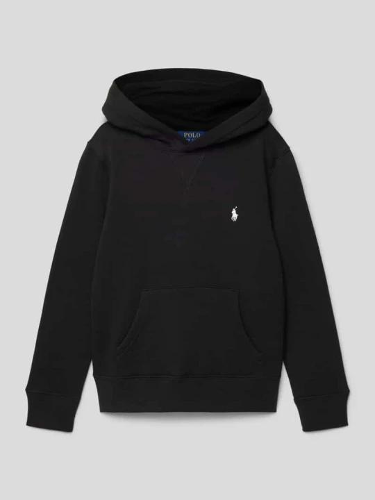 Zdjęcie produktu Bluza z kapturem i wyhaftowanym logo Polo Ralph Lauren Czarny
