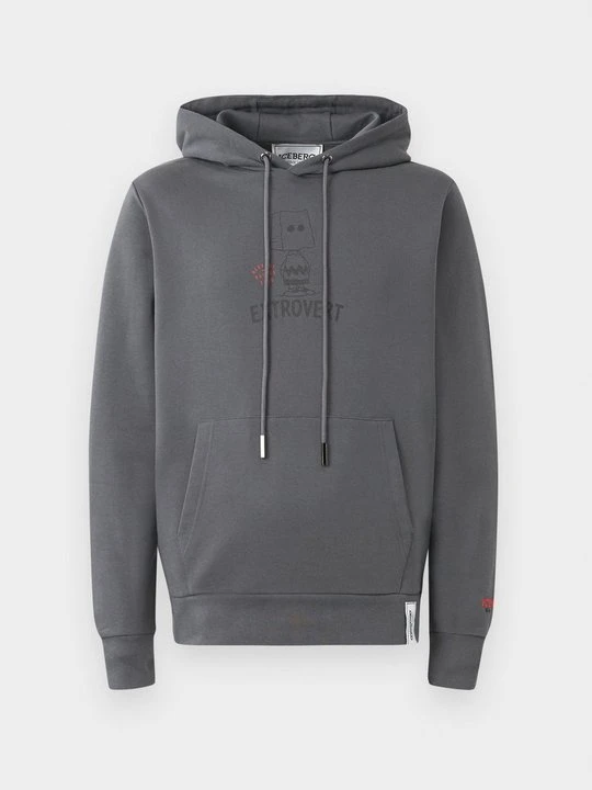 Zdjęcie produktu Bluza z kapturem Iceberg ciemnoszary melanż